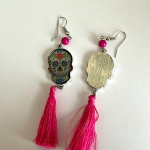Handmade Skull Earrings